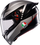 AGV K1 S Helmet - Lap - Matte Black/Gray/Red - Small 2118394003-034-S