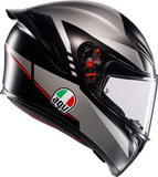 AGV K1 S Matte Black/Gray/Red Motorcycle Helmet XL – Advanced Safety and Comfort