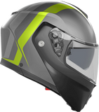 AGV Streetmodular Helmet - Resia - Matte Gray/Black/Yellow Fluo - 2XL 21182960020072X