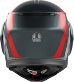 AGV Streetmodular Helmet - Resia - Matte Gray/Silver/Red - XL 2118296002006XL