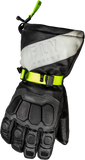 Fly Racing Glacier Gloves Black/Grey/Hi Vis XL with Hydraguard Technology