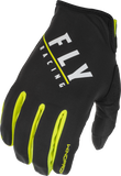 Fly Racing Windproof Gloves Size 10 - Black and Hi Vis for High-Intensity Sports