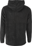 Fly Racing 354-0020L Black Half Zip Pullover Hoodie for Men