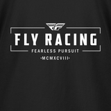 Fly Racing Women's Fly Motto Tee Black 2X - Comfortable Loose Fit Casual T-Shirt