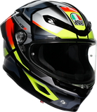 AGV K6 S Helmet - Erazer - Black/Red/Yellow Fluo - Large 2118395002-026-L