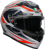 AGV K3 Helmet - Space - Matte White/Red Fluo - XL 2118381004-020-XL