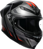 AGV K6 S Helmet - Karve - Matte Black/Gray/Red - Large 2118395002-024-L
