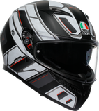 AGV K3 Helmet - Rivia - Matte Black/White - Large 2118381004-019-L