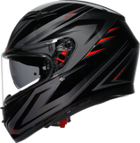 AGV K3 Helmet - Syth - Black/Red - Large 2118381004-021-L