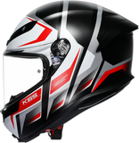 AGV K6 S Helmet - Karve - Matte Black/White/Red - Large 2118395002-025-L