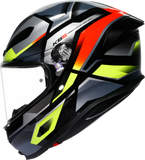 AGV K6 S Helmet - Erazer - Black/Red/Yellow Fluo - Large 2118395002-026-L