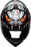 AGV K1 S Helmet - Lyzard - Matte Black/Gray/Red - 2XL 2118394003-044-XXL
