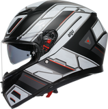 AGV K3 Helmet - Rivia - Matte Black/White - Medium 2118381004-019-M