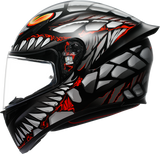 AGV K1 S Helmet - Lyzard - Matte Black/Gray/Red - 2XL 2118394003-044-XXL