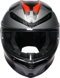 AGV K6 S Helmet - Karve - Matte Black/Gray/Red - Large 2118395002-024-L