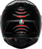 AGV K3 Helmet - Syth - Black/Red - Large 2118381004-021-L