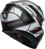 AGV K3 Helmet - Rivia - Matte Black/White - Medium 2118381004-019-M