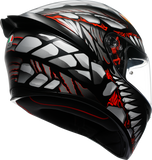 AGV K1 S Helmet - Lyzard - Matte Black/Gray/Red - 2XL 2118394003-044-XXL