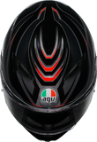 AGV K3 Helmet - Syth - Black/Red - 2XL 2118381004-021-XXL