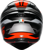 AGV K1 S Helmet - Fastlap - Black/Gray/Red - Medium 2118394003-064-M