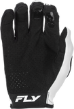 Fly Racing Lite Warp Gloves White/Blue/Pink Small - Lightweight Race Glove with Touch Screen Compatibility