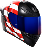 AGV K1 S Helmet with US Flag Design - Red, White & Blue - Small (Part No. 2118394003-068-S)
