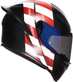 AGV K1 S Helmet with US Flag Design - Red, White & Blue - Large (Part #2118394003-068-L)