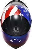 AGV K1 S Helmet US Flag 2XL - Red, White & Blue with Advanced Ventilation and Safety Features