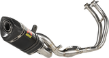 AKRAPOVIC Racing Line Exhaust System for Yamaha MT-07 with Carbon Fiber Finish (Part S-Y7R2-AFC/1)