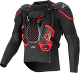 Alpinestars Tech-Air® v2 Off-Road System – Black/Red, Small (Part #6507123-13F-S)