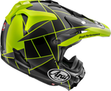 Arai Helmets VX-Pro4 Helmet - Fragment Yellow Medium (Part Number 0110-9528)