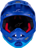 Alpinestars Supertech M10 Flood Helmet with MIPS? Technology - Blue/Black Carbon, XL (Part #8301023-7282-XL)