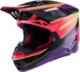 Alpinestars Supertech M10 Helmet - MIPS? Era Gloss Pink/Violet/Yellow Fluo, Small