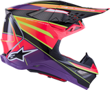 Alpinestars Supertech M10 Helmet with MIPS? - Era Gloss Pink/Violet/Yellow Fluo, 2XL