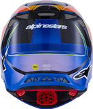 Alpinestars Supertech M10 Helmet with MIPS? - Era Gloss Blue/Red/Yellow Fluo, Small