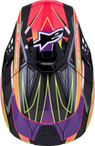 Alpinestars Supertech M10 Helmet with MIPS? - Era Gloss Pink/Violet/Yellow Fluo, XL