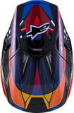 Alpinestars Supertech M10 Helmet - MIPS? Era - Gloss Blue/Red/Yellow Fluo - 2XL