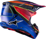 Alpinestars Supertech M10 Helmet with MIPS? - Era Gloss Blue/Red/Yellow Fluo, XL
