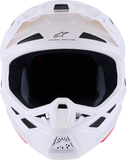 Alpinestars SM7 Helmet - Solid Gloss White - Medium (Part Number 8301426-2180-M)