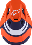 Alpinestars SM7 Helmet - Core Matte Orange/Blue - XS