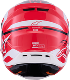 Alpinestars SM7 Helmet - Deed Gloss Red/Black/White - Medium