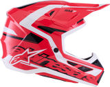 Alpinestars SM7 Helmet - Deed Gloss Red/Black/White - XL 8302426-3139-XL