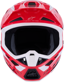 Alpinestars SM7 Helmet - Deed Gloss Red/Black/White - XL 8302426-3139-XL