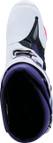 ALPINESTARS Tech 10 Boots - White, Violet, Navy & Pink Fluorescent, US 11 / EU 45.5 (Part Number: 2010020-2780-11)