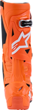 Alpinestars Tech 10 Supervented Boots - Fluorescent Orange, Black & White, US 12 / EU 47