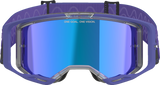 Alpinestars GOGGLES Vision 8 Goggle - Purple Frame with Blue Mirror Lens, Part 5101625-3116