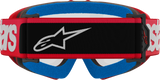 Alpinestars Youth Vision Goggle Blaze Red with Clear Lens - Part 5140325-3067