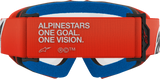 Alpinestars Youth Vision Goggle with Clear Lens - Orange Frame, Part 5140125-430