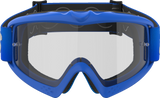 Alpinestars GOGGLES Youth Vision Goggle - Blaze Blue with Clear Lens, Part 5140325-7189