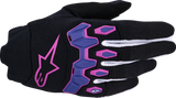 Alpinestars Full Bore V2 Gloves * Purple/Black, Size XL (Part No. 3560426-381-XL)